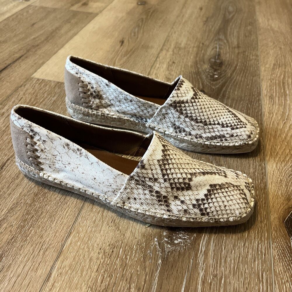 Franco Sarto Snake Print Espadrilles